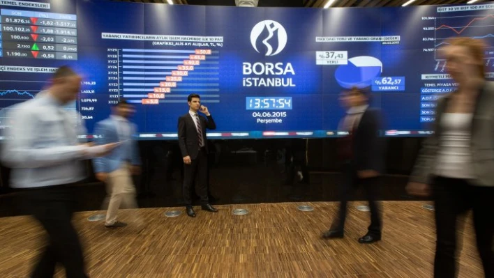 Borsa ilk yarıda düştü   