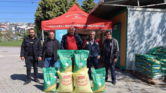 Çiftçiye yüzde 50 hibeli tohum ve gübre desteği
