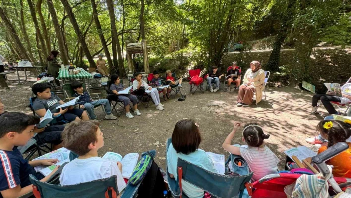 Çocuklar yaz tatilini dolu dolu geçiriyor