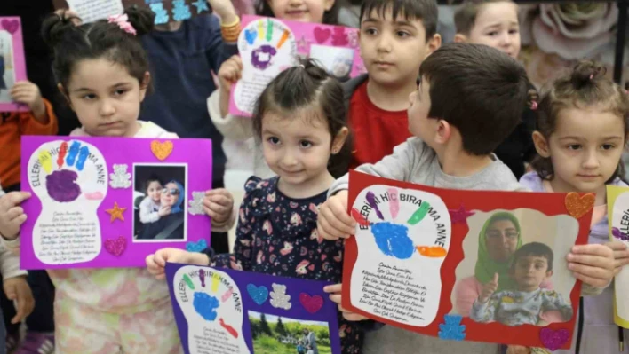 Çocuklardan Anneler Günü sürprizi