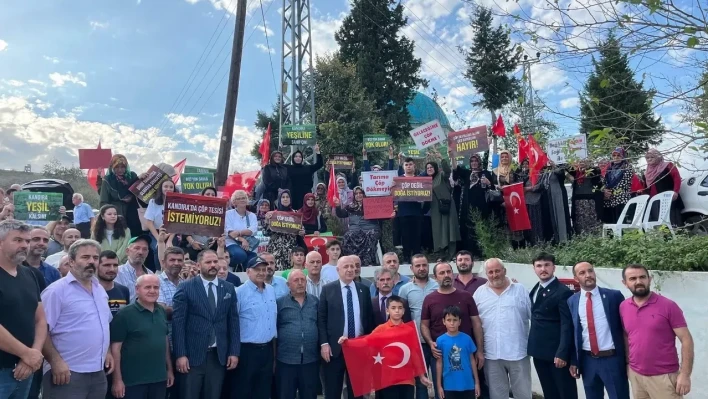 Çöp tesisini istemeyen Kandıralılar bu kez Özdağ'dan destek istedi