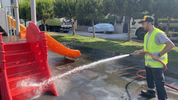 Darıca'da parklara hijyenik dokunuş