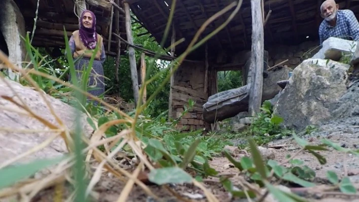 Dronla olan imtihanları, yaşlı çiftten geriye anı olarak kaldı