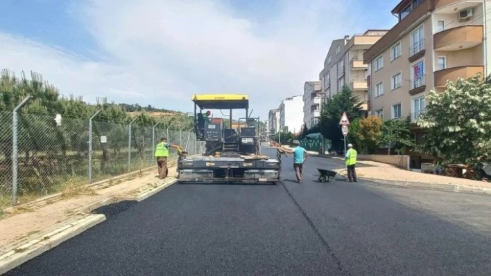 Gebze'de asfalt serim çalışmaları sürüyor