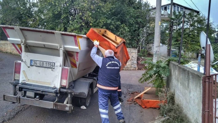 Gebze'de bu yıl tonlarca atık toplandı