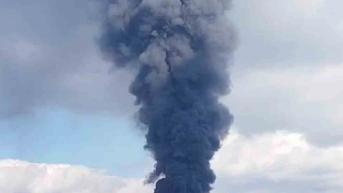 Gebze'de büyük fabrika yangını