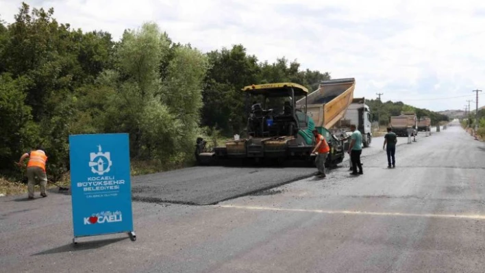 Gebze-Şile yoluna 14 bin ton asfalt serilecek