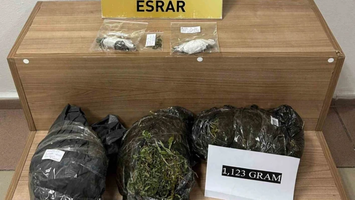 Gölcük'te 1 kilo 123 gram esrar ele geçirildi