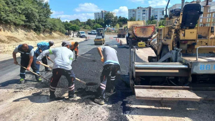 İlimtepe Mahallesi'ne 930 ton asfalt