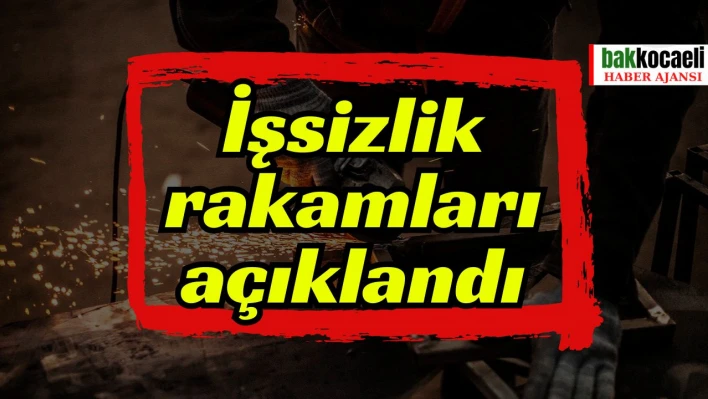 İşsizlik rakamları açıklandı!