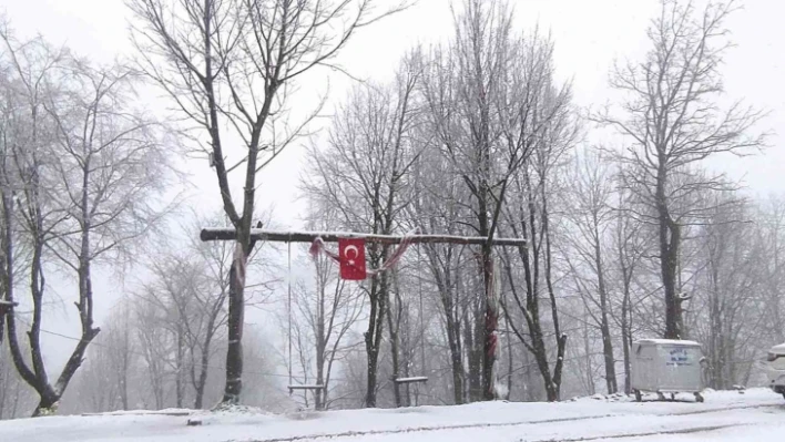 Kartepe'de lapa lapa kar yağıyor