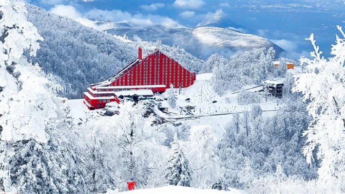 Kartepe'de kar etkili oluyor.. İşte Kartepe'deki kar kalınlığı