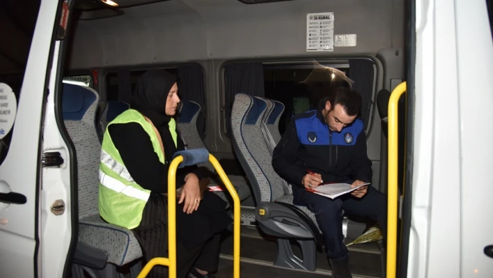 Kartepe'de öğrenci servislerine sıkı denetim