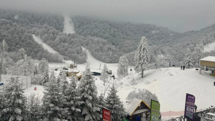 Kartepe Kayak Merkezi'nde sezon açıldı