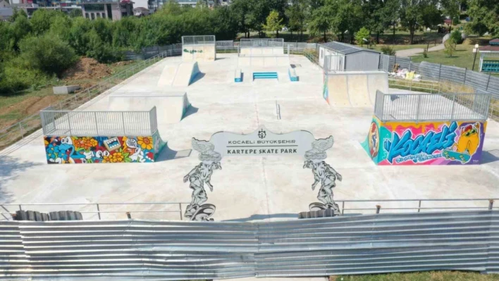 Kartepe'ye skate park yapıldı