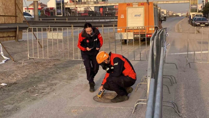 Kocaeli'de 12 gündür devam eden gaz yangını, AFAD ekipleri ölçüm yaptı