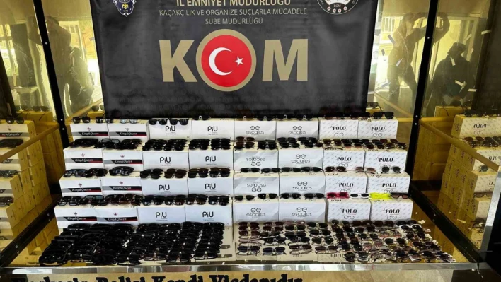 Kocaeli'de 169 bin 680 adet gümrük kaçağı güneş gözlüğü ele geçirildi