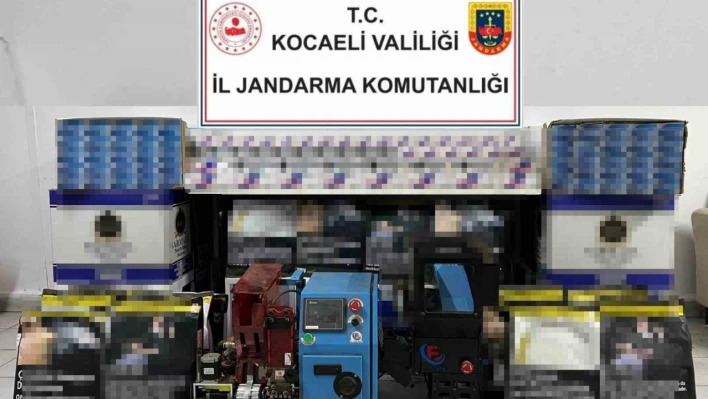 Kocaeli'de 182 bin 250 makaron ele geçirildi