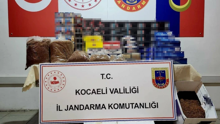 Kocaeli'de 7 bin 180 dolu ve boş makaron ele geçirildi