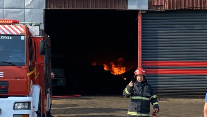 Kocaeli'de fabrika yangını