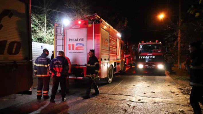 Kocaeli'de iki farklı noktada yangın