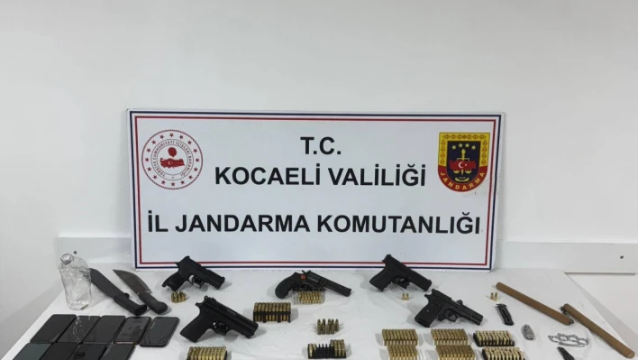 Kocaeli merkezli silah kaçakçılığı operasyonu: 22 gözaltı