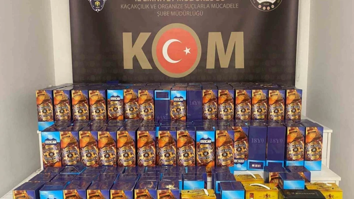 Kocaeli polisinden sahte içki operasyonu