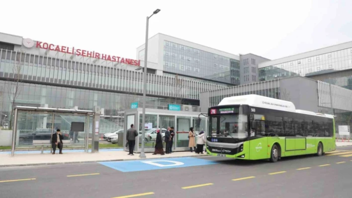 Kocaeli Şehir Hastanesi'nin ulaşım ağları vatandaşları memnun etti