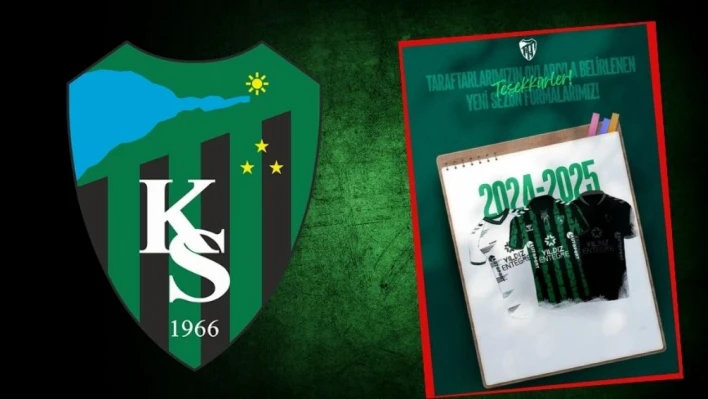 Kocaelispor'un yeni sezon formaları belli oldu