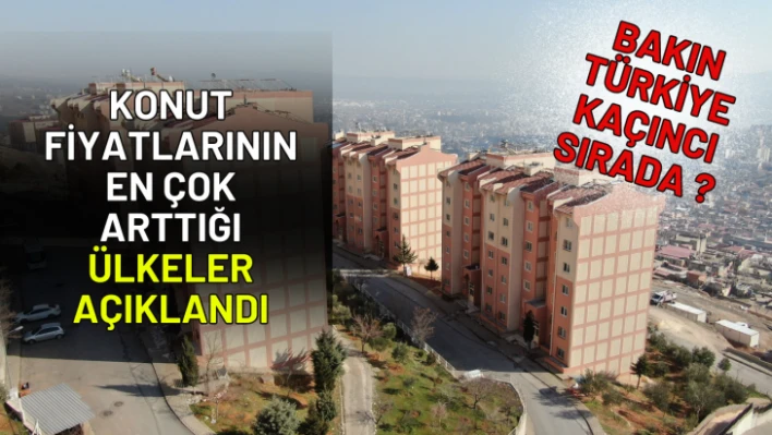 konut fiyatlarının en çok arttığı ülkeler açıklandı