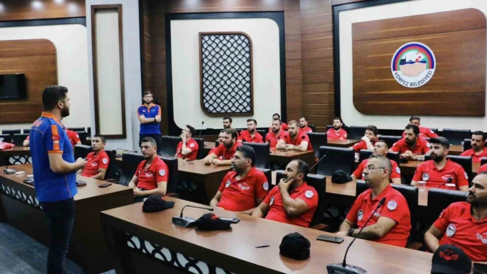 Körfez Arama Kurtarma Ekibi eğitimlere başladı