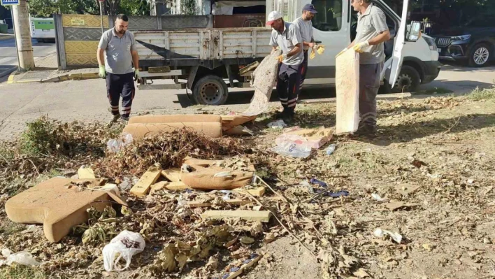 Körfez'de hafta sonu temizlik mesaisi