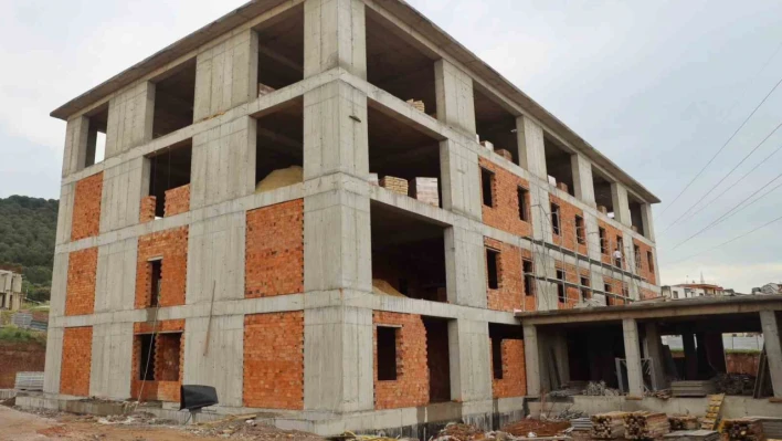 Körfez Devlet Hastanesi ek binası hızla yükseliyor