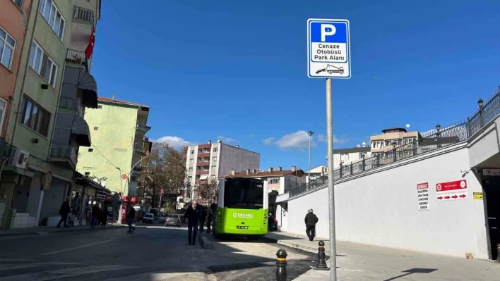 Mehmet Ali Paşa Cami'ye cenaze otobüsü park alanı