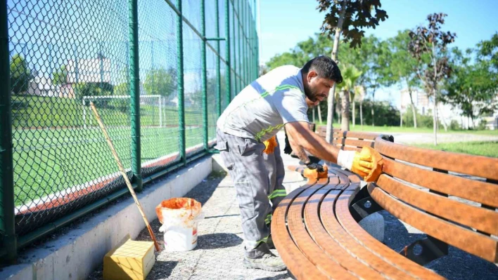 Mesire alanları ve parklarda bakım çalışması