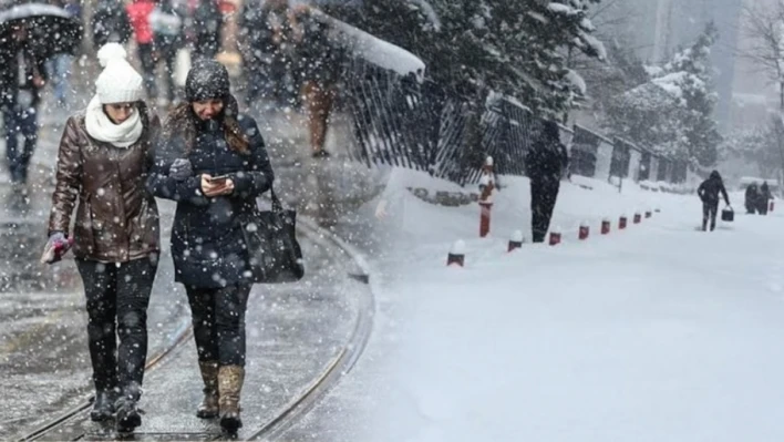 Meteoroloji'den 7 il için uyarı: lapa lapa kar ve sağanak geliyor