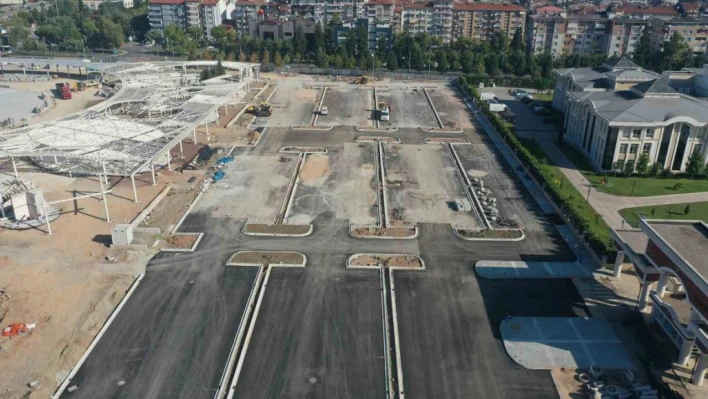 Milli İrade Meydanı'ndaki otoparkta sona doğru