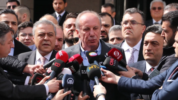Muharrem İnce, cumhurbaşkanlığı adaylık başvurusunu yaptı