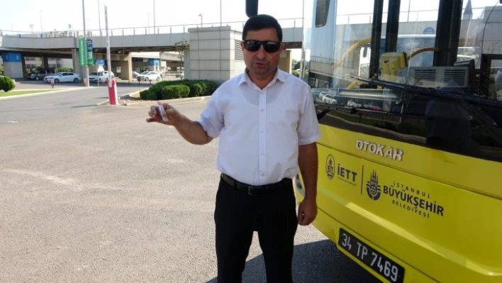 Özel halk otobüsü şoföründen Ekrem İmamoğlu'na tepki