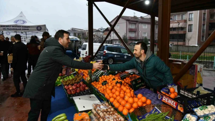 Pazarcı esnafına çorba ikramı