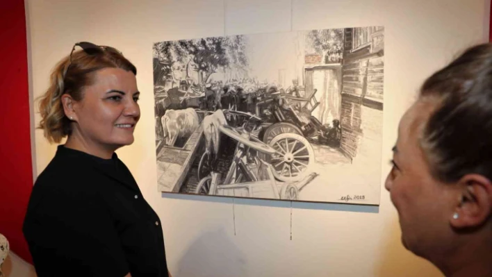 Ressamların fırçasından 'Milli Mücadele' ruhu İzmitlilerle buluştu
