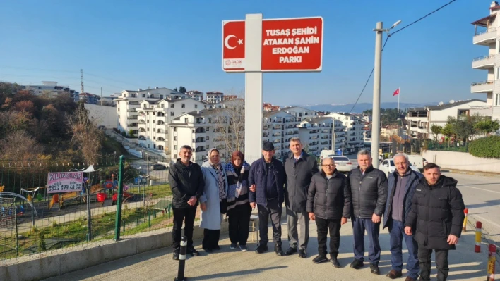 Şehidin ismi ilelebet Gölcük'te yaşayacak