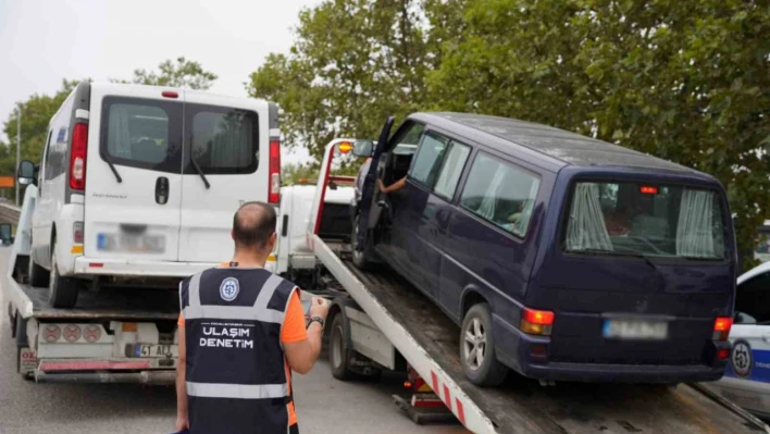 Servislere sıkı denetim: 54 araca ceza kesildi