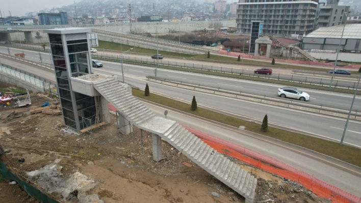 Solaklar Üst Geçidi'nin yüzde 75'i tamam