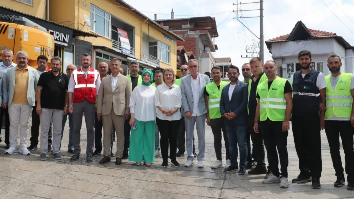 Tavşantepe'de konforlu ulaşım için çalışmalara başladı