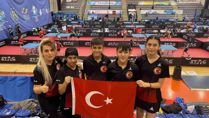 Türk milli takımının genç raketleri, Akdeniz Oyunları'na damga vurdu