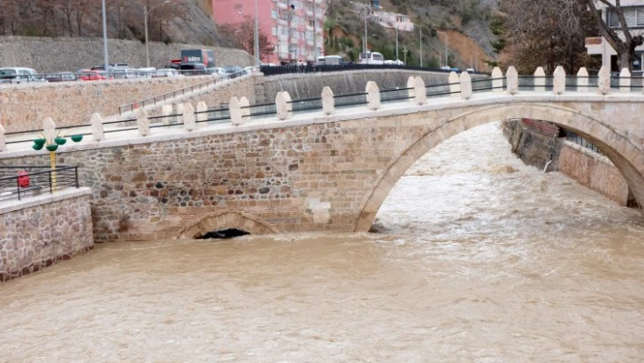 Türkiye'nin en hızlı akan çayında artan su seviyesi korkutuyor   