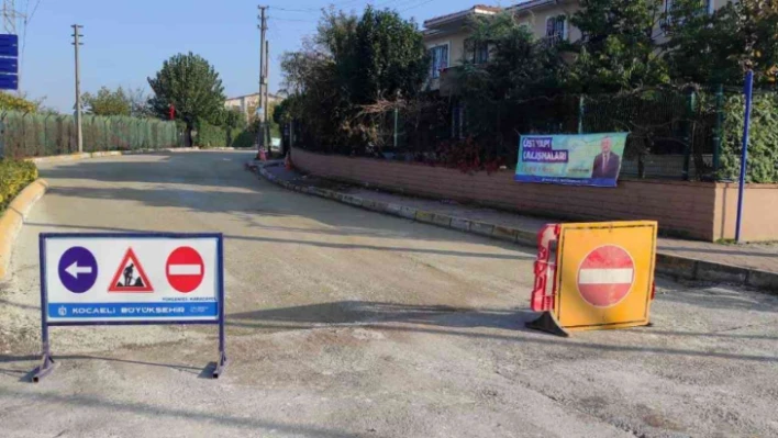 Yeniköy Çınar Caddesi'ne bin ton asfalt