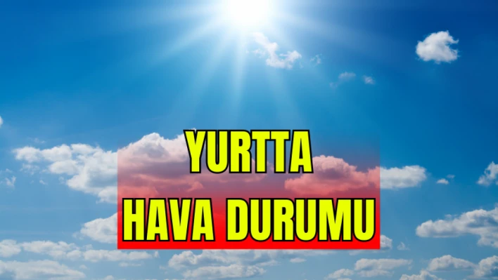 Yurtta hava durumu 10.10.2023