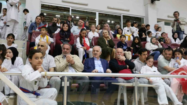 Derince'de tekvando şöleni